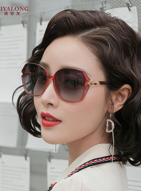 迪亚龙墨镜女2026新款大框显瘦防紫外线妈妈太阳镜偏光开车眼镜