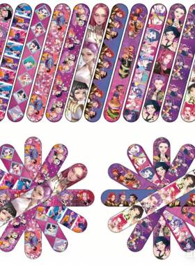 跨境kpop猎魔女团爆款啪啪圈鲁米拍拍游戏手环沙加男孩护腕玩具