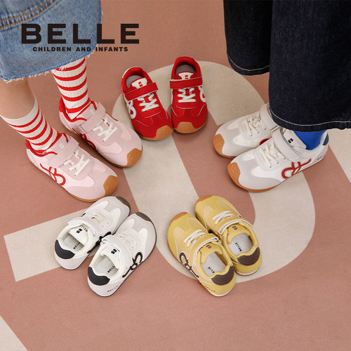 Belle百丽RK0235 儿童复古德训鞋