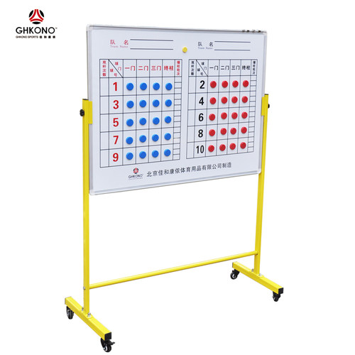 带轮门球记分牌厂家直销室内外均可移动式磁力板计分器比赛训练 - 图1