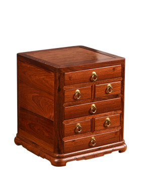 天纵缅甸花梨木茶具套装