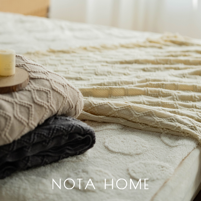 中古风沙发毯新房软装空调毯办公室午休毯拍照背景酒店床尾巾搭毯