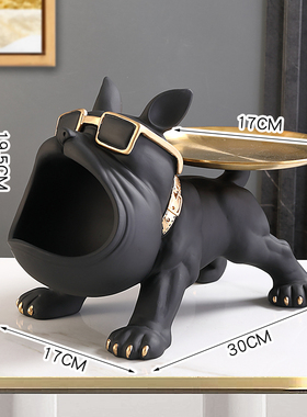 玄关钥匙收纳麒麟臂肌肉狗