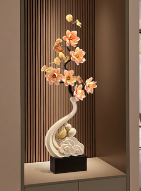 陶瓷花瓶插花高端大气摆件