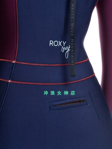 现货Roxy 3/2mm尾波冲浪全身防寒服湿衣潜水服浮潜女Full Wetsuit - 图1