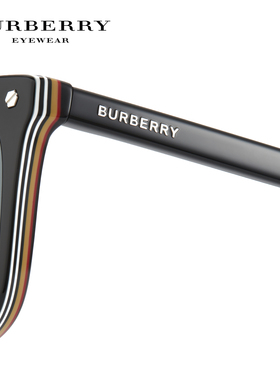 巴宝莉多边形前卫时尚太阳镜