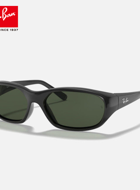 RayBan雷朋长方形尼龙窄框墨镜男女同款简约高级太阳镜