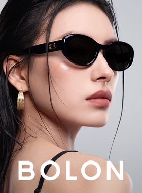 暴龙太阳眼镜女士猫眼椭圆框墨镜