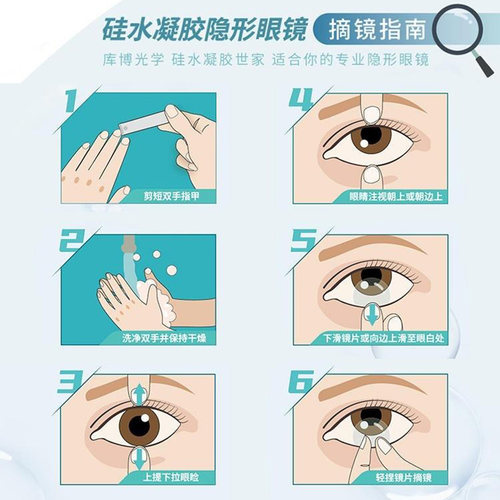 库博光学清氧清日抛30片硅水凝胶透明隐形近视眼镜进口旗舰店正品 - 图0