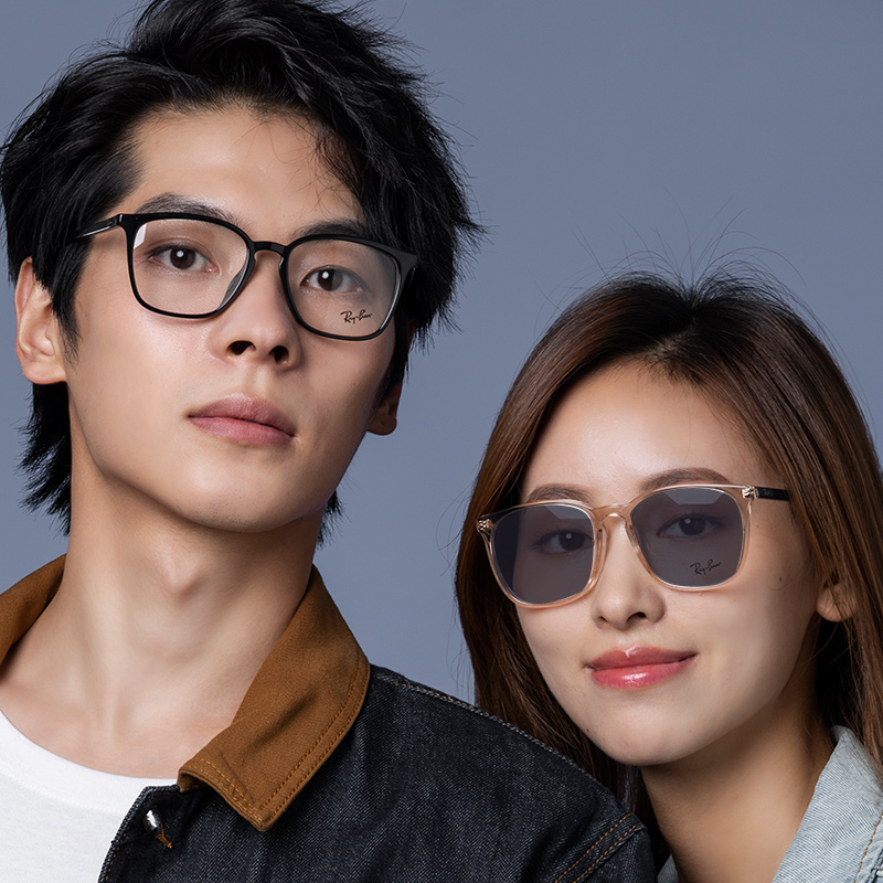 Ray-Ban 雷朋 时尚复古变色墨镜 RX7185F