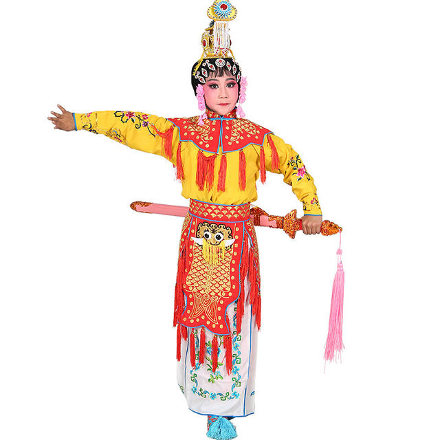 Children's Fish Scale Armor Farewell My Concubine Costume