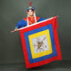 Opera Peking Opera Flying Tiger Embroidery Style Ancient Soldier Flag