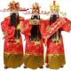 High-end God of Wealth costumes, complete set of adult performance costumes