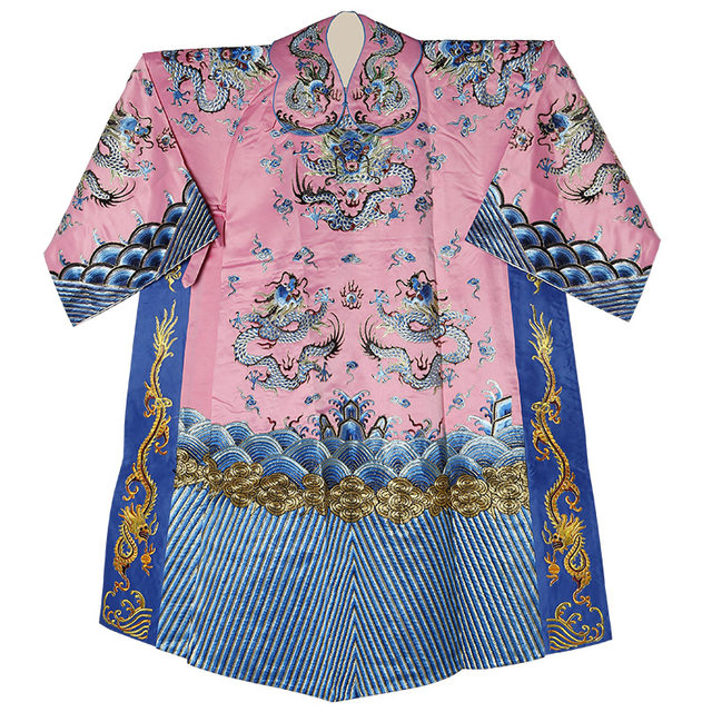Ping Liyuan large satin Peking Opera opera python robe costume