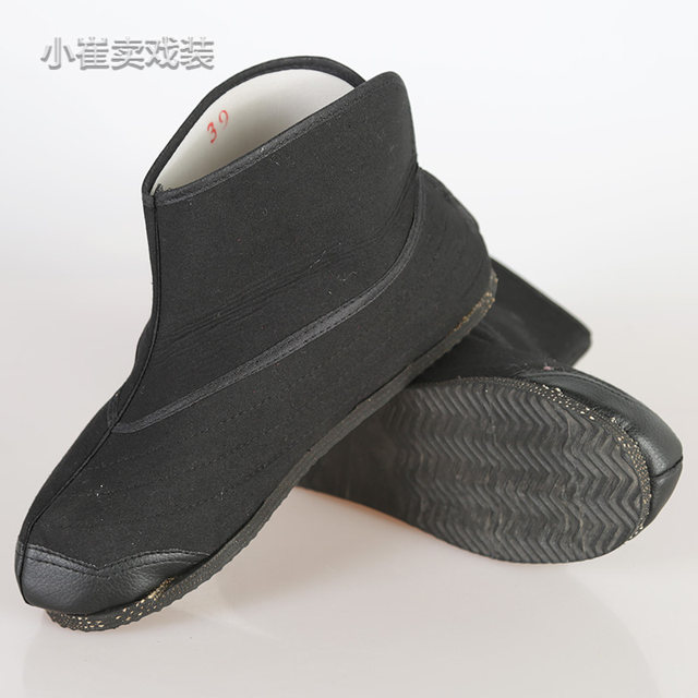 Dramatic thin-soled men's fast boots, costume shoes, Peking Opera, Henan Opera, adults and children, martial arts soldiers, fast boots, dance dragon overshoes