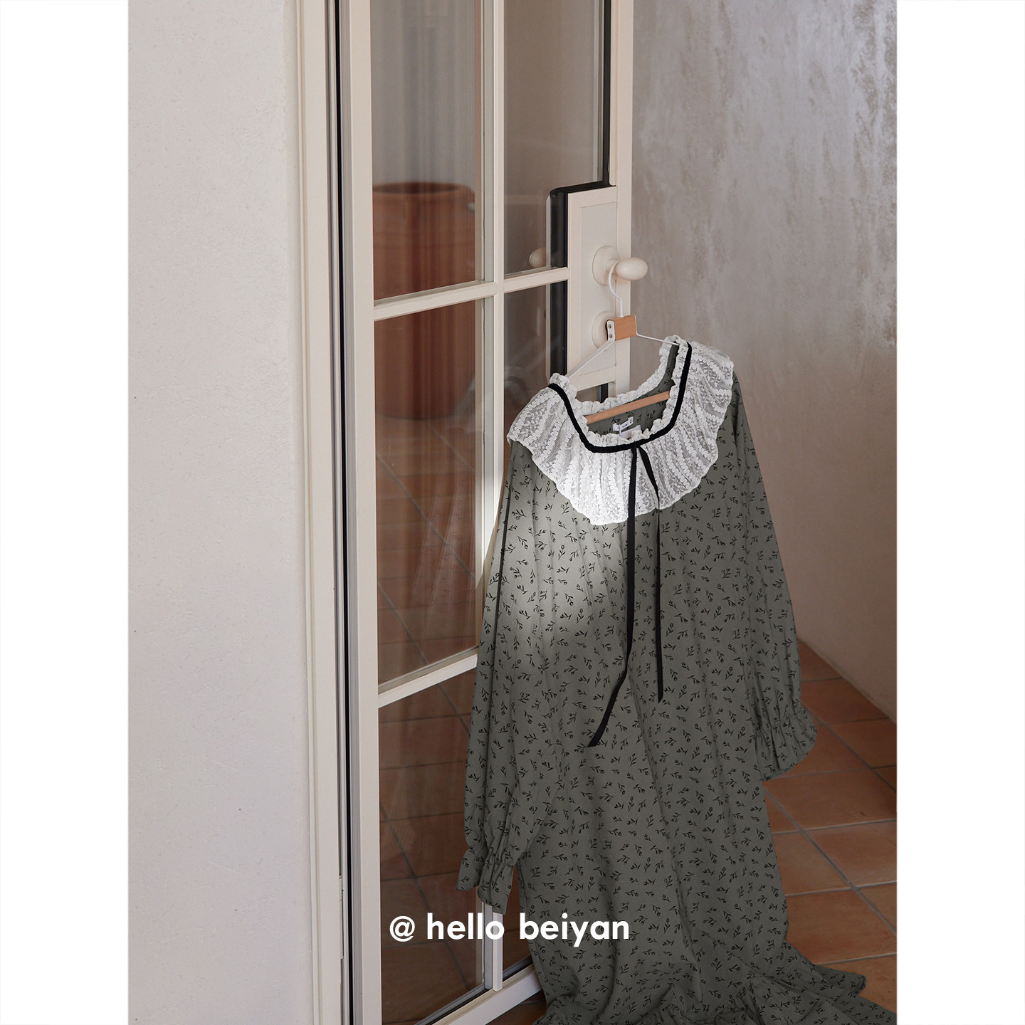 贝妍新款睡衣女春秋季莫代尔棉长袖睡裙慵懒宽松少女小碎花连衣裙,淘宝优惠券,粉丝福利购,淘宝优惠卷