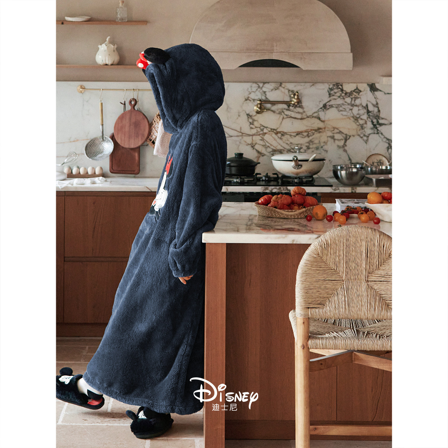 迪士尼新款珊瑚绒睡衣女款冬季加厚加绒睡裙慵懒可外穿法兰绒睡袍,淘宝优惠券,粉丝福利购,淘宝优惠卷