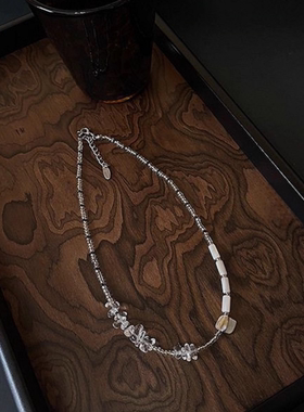 2025新款白水晶天然石项链