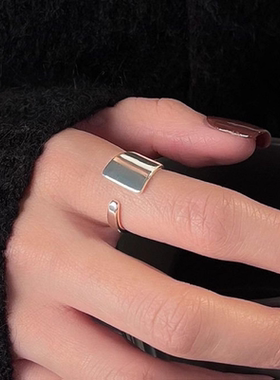 小众设计饰品不规则开口女戒指