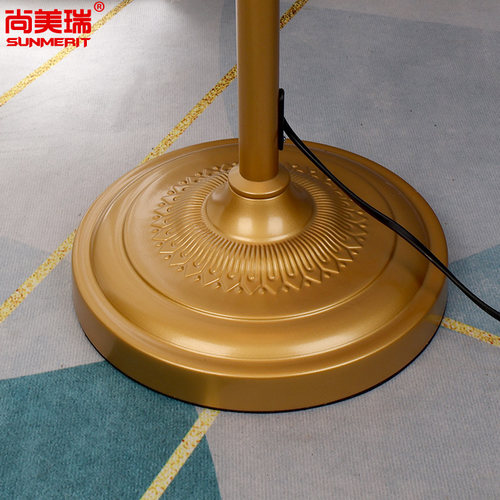 新中式落地灯客厅中国风仿古禅意欧式复古立灯书房卧室装饰床头灯 - 图3