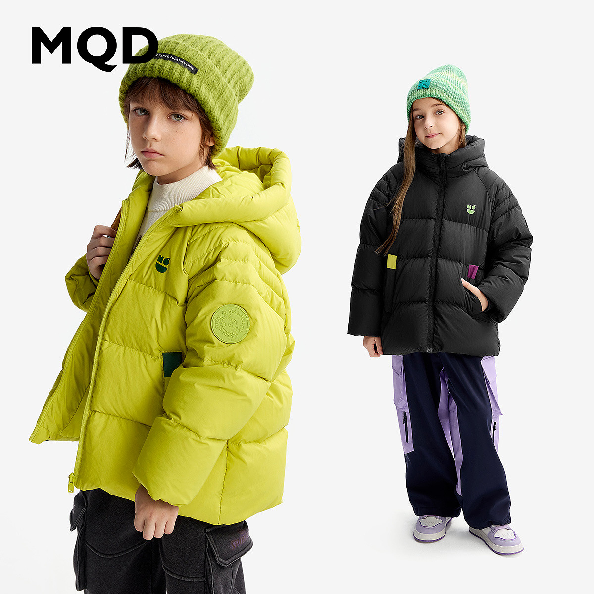 【三防蓄暖】MQD童装儿童羽绒服2025新款男女童冬季连帽上衣外套