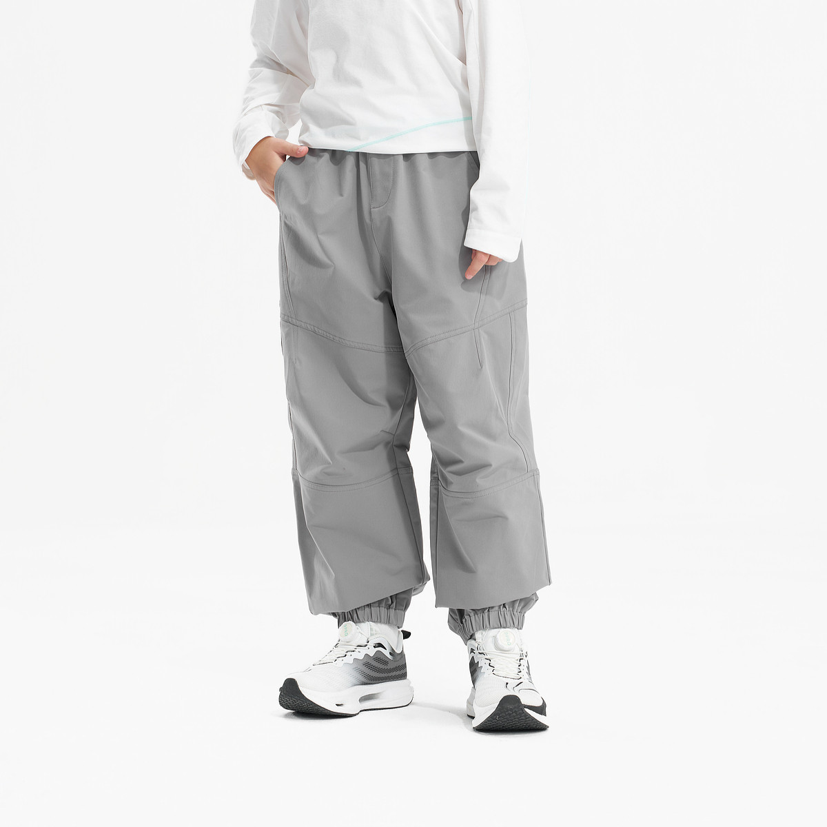 MQD童装运动休闲裤2026春季新款三防无氟