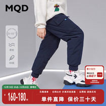 (down pants) MQD boy clothing boy not stained with hair down thickened casual pants 23 winter new children warm