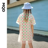 Платье, летняя юбка, детская мультяшная летняя одежда, детская одежда, в западном стиле, в корейском стиле