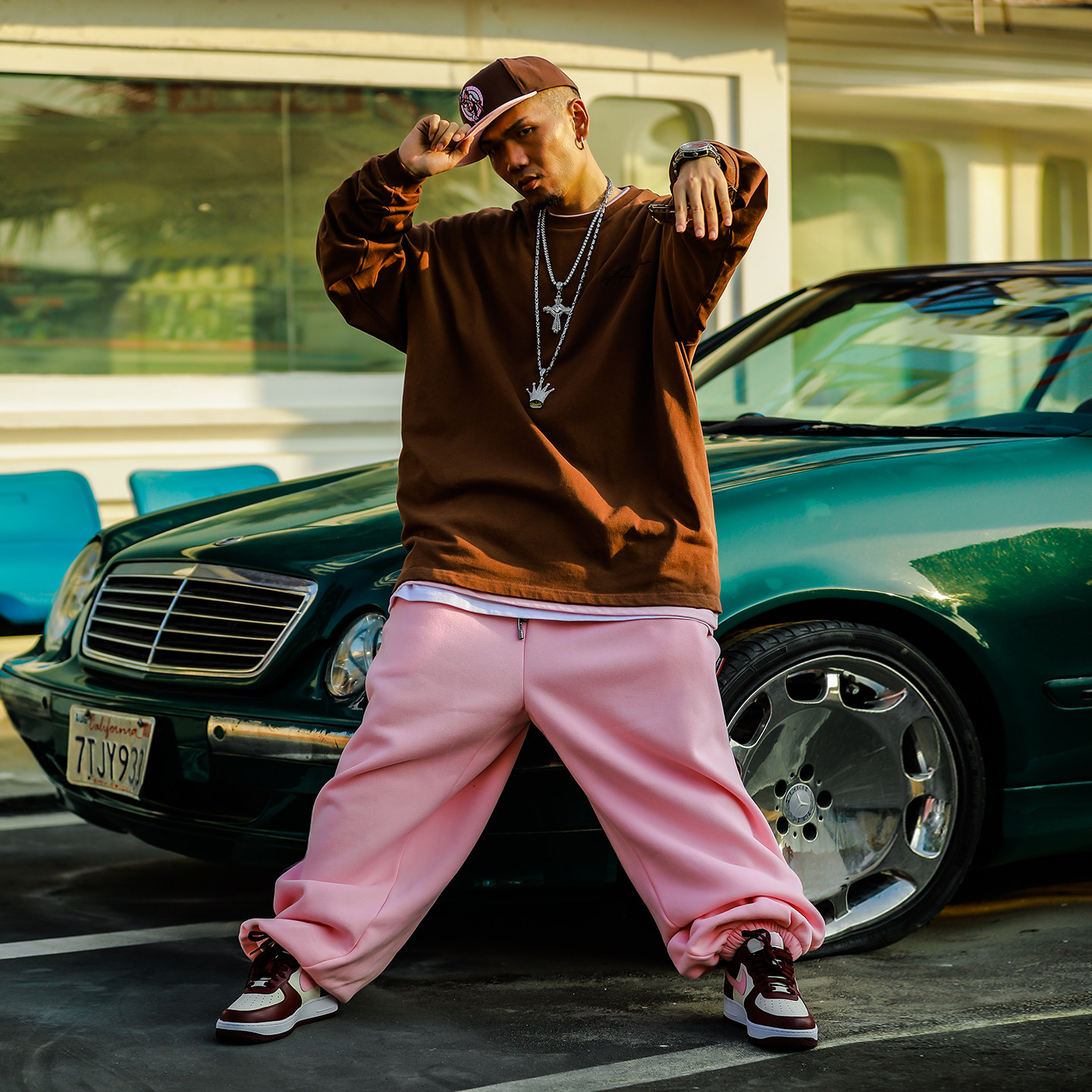 ACUSA基础HipHop纯棉小领口长袖打底纯色黑白休闲T恤西海岸肥大男,淘宝优惠券,粉丝福利购,淘宝优惠卷