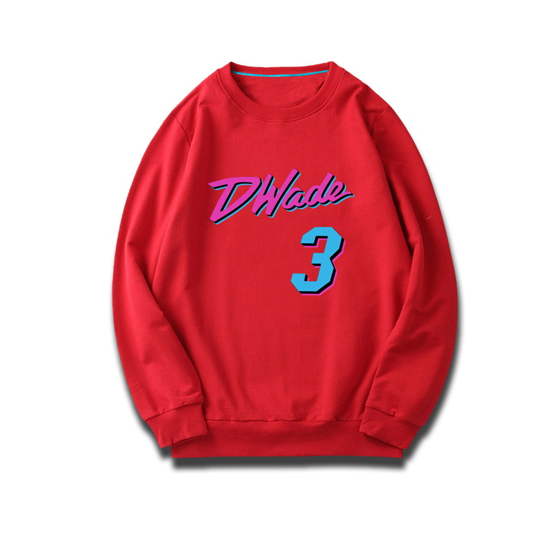 可定制热火韦德球衣篮球运动wade 沃纶物语服饰卫衣