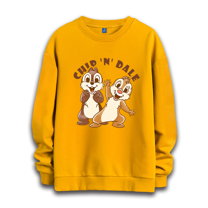 新款动漫卡通花栗鼠运动套头卫衣 沃纶物语服饰卫衣