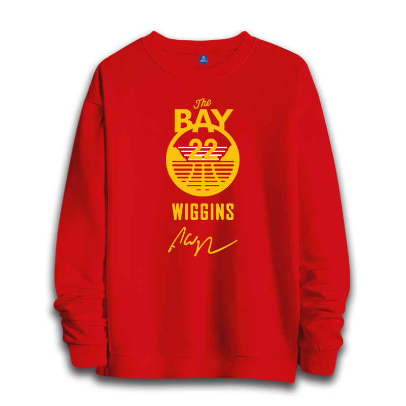 新款勇士22号维金斯篮球运动卫衣 沃纶物语服饰卫衣