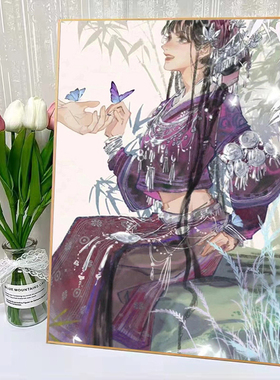 盗墓笔记数字油画手工diy油彩画
