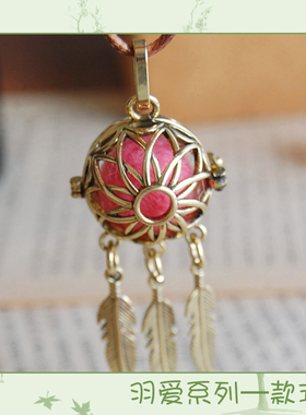 森女风小清新毛衣链香薰球香囊球