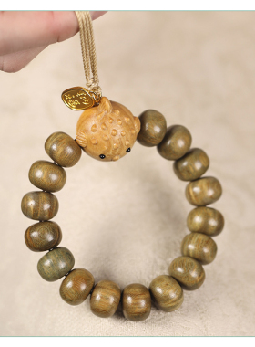 创意算盘珠串小河豚流苏手环