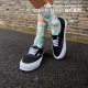 Vans ຢ່າງເປັນທາງການສີດໍາຜູ້ຊາຍແລະແມ່ຍິງເກີບ canvas ເກີບ