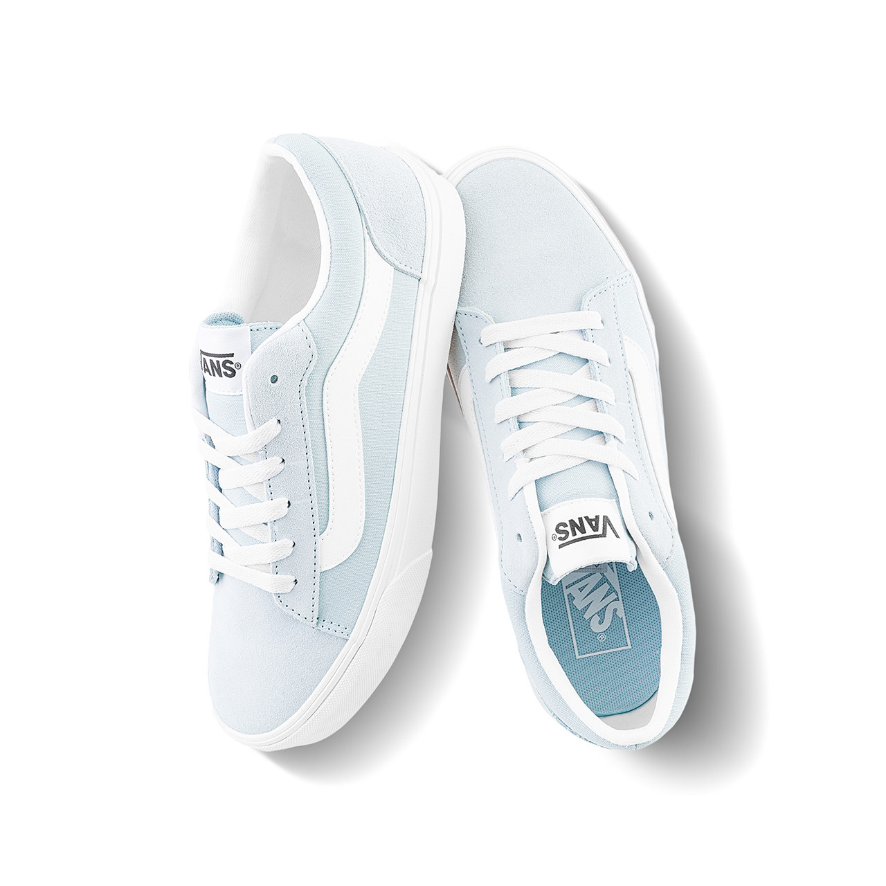 Vans范斯官方 Vero LS水冰蓝轻量复古舒适女鞋板鞋,淘宝优惠券,粉丝福利购,淘宝优惠卷