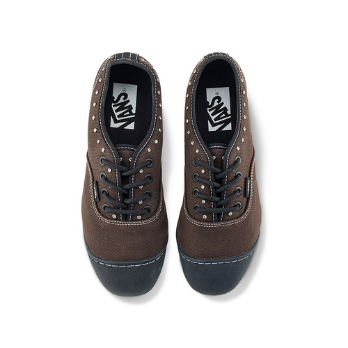 Vans范斯官方 Premium Lx Authentic Prima深棕色芭蕾舞鞋板鞋 - 图2