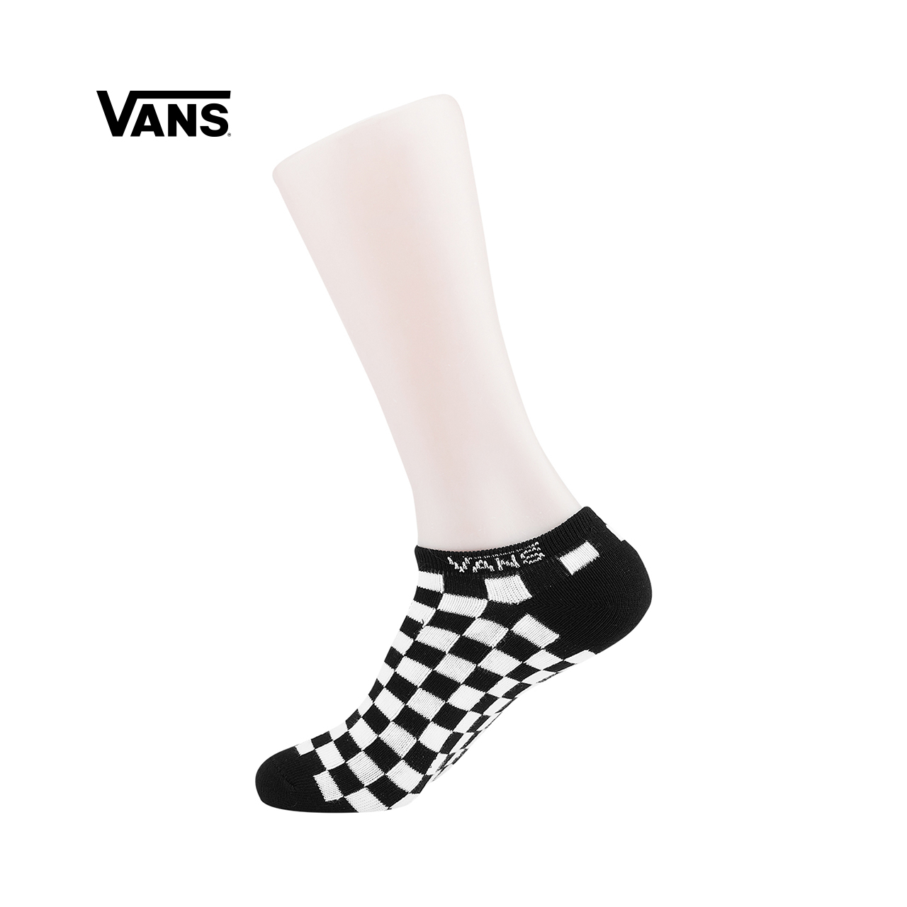 Vans範斯官方正品 新款棋盤格男士運動短襪