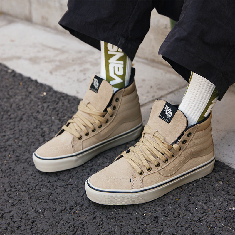 Vans范斯官方 MTE Sk8-Hi Insulated棕黄色户外山系高帮男女板鞋,淘宝优惠券,粉丝福利购,淘宝优惠卷