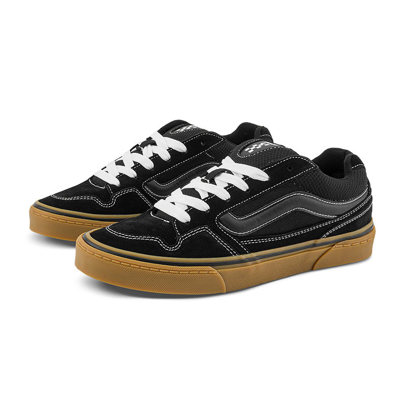 Vans范斯官方 MN Caldrone黑色牛筋底美式复古胖胖鞋男鞋板鞋,淘宝优惠券,粉丝福利购,淘宝优惠卷