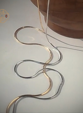 925银蛇骨链锁骨链可叠戴小众