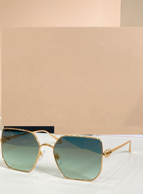 时尚高质量外贸男女情侣款0645S太阳眼镜防紫外线金属墨镜方框