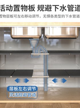 厨房置物架落地多层用品家用大全