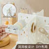 Desktop storage box rotatable hole board drawer-type student pen holder work position shelf desk stationery organization box