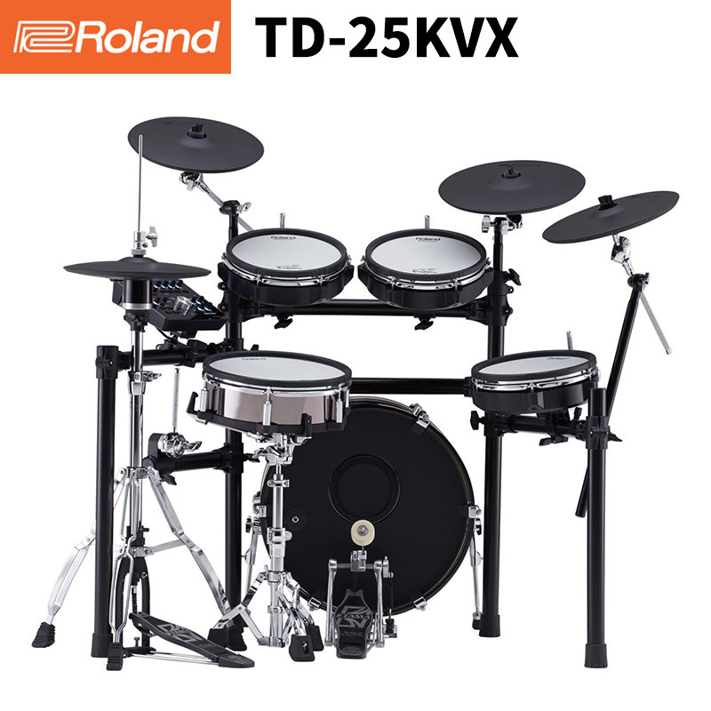 Roland罗兰电子鼓TD27KV2/25KVX/VAD307架子鼓儿童初学者专业演奏 - 图3