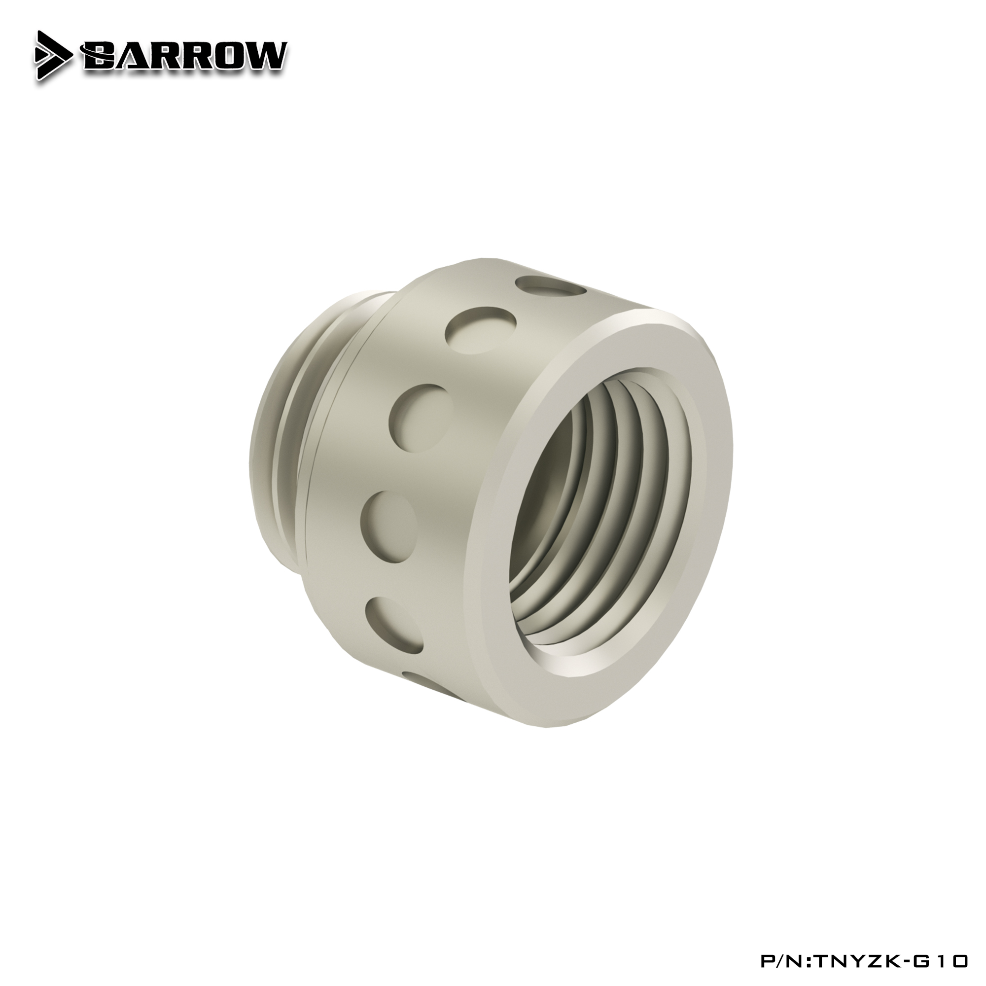 Barrow分体水冷 G1/4 开普勒 内牙延长螺座接头7.5/10/15/20/30MM - 图0