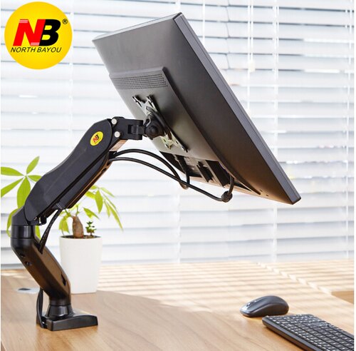 NB 显示器支架桌面电脑增高架旋转升降气压显示屏架子F80 G40 - 图2