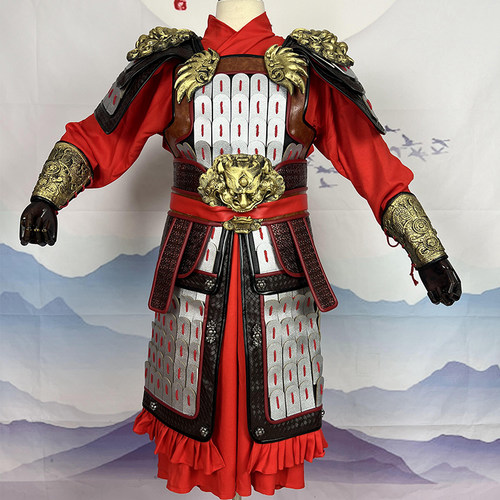 新款古代盔甲可穿将士铠甲服装真人盔甲男影视剧将军演出甲胄定制 - 图3