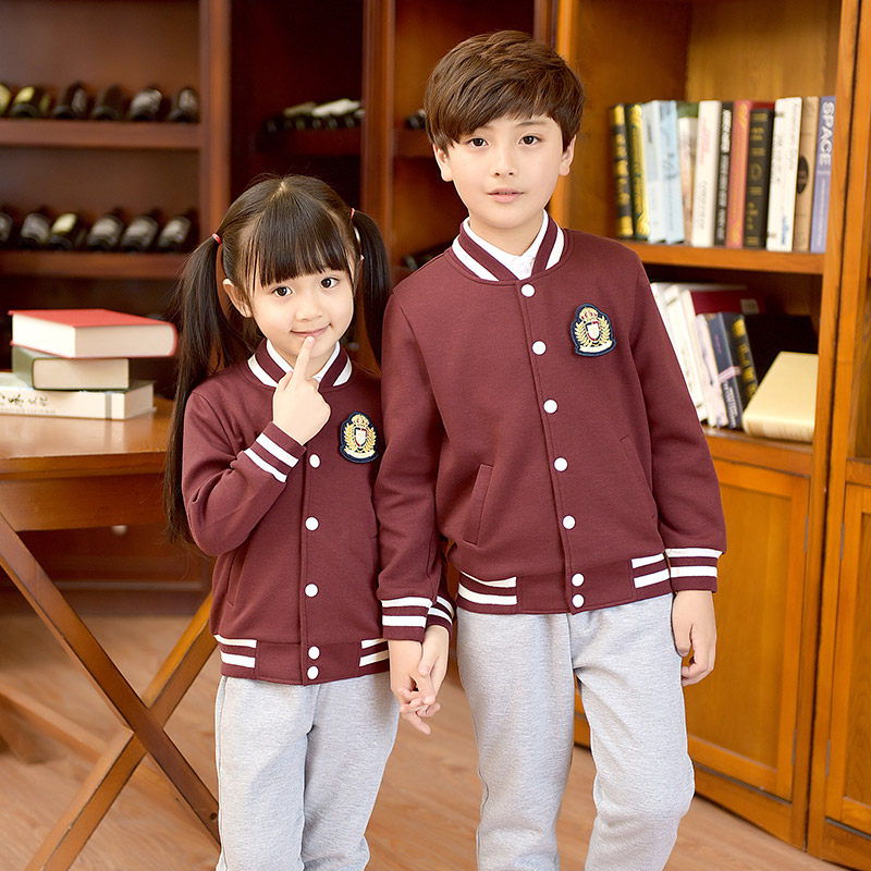 儿童棒球服幼儿园园服学院风男童校服春秋冬季小学生班服运动外套,淘宝优惠券,粉丝福利购,淘宝优惠卷